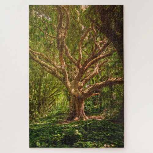 Forest tree woodland fairytale magic jigsaw puzzle