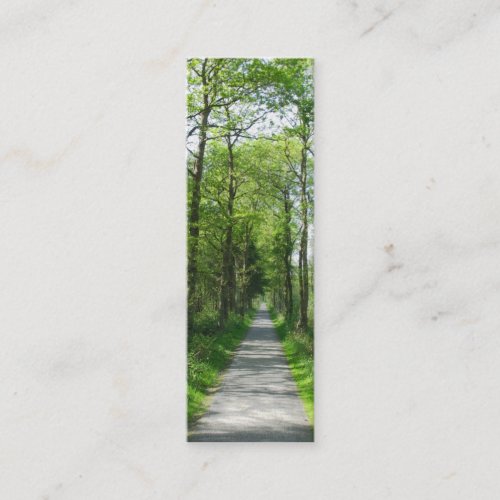 Forest Trees and Path Bookmarks Cards
