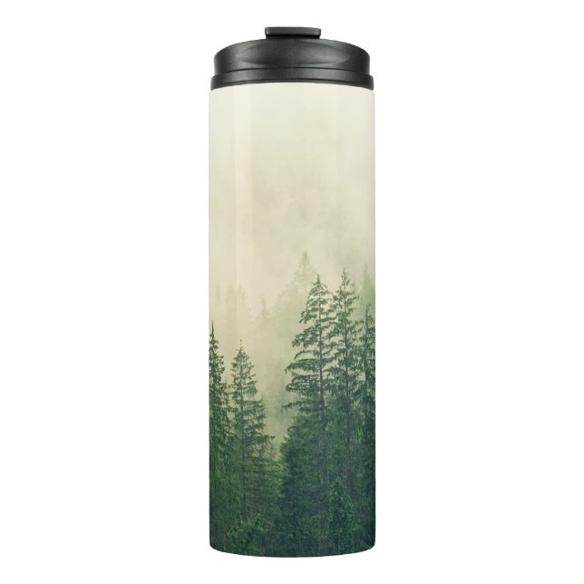 Forest Trees Thermal Tumbler (Front)