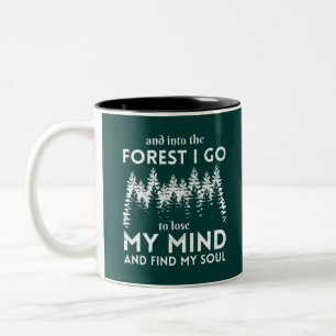 Forest Two-Tone Coffee Mug