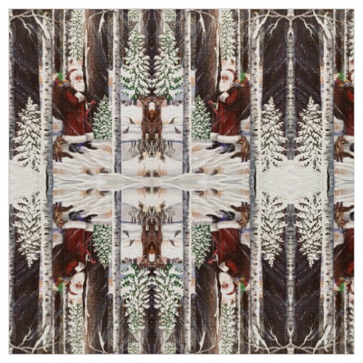 Forest Visitor 2 Fabric