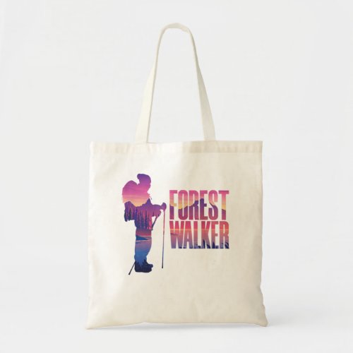 Forest Walker for Hiking Lovers 434 Tote Bag