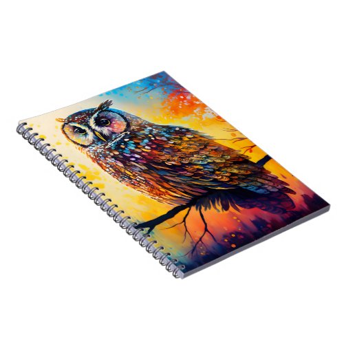 Forest Watchers forest dwellers owl Notebook