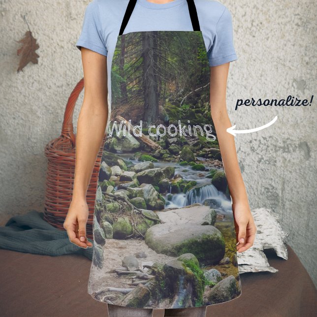 Forest waterfall  apron (Creator Uploaded)