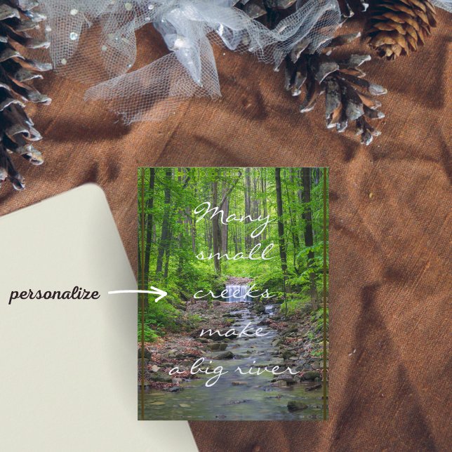 Forest waterfall  paperweight (Creator Uploaded)