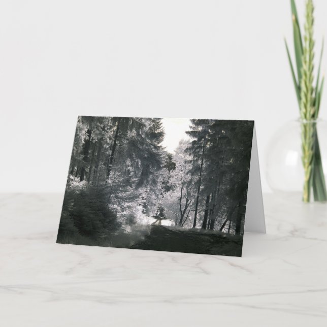 Forest Way/Infrared Photography Card (Front)