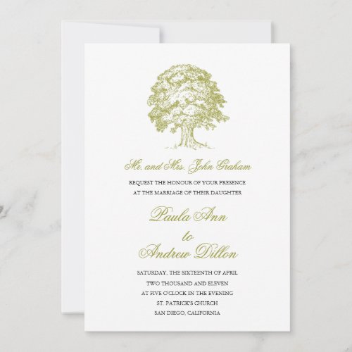 Forest Wedding Invitation