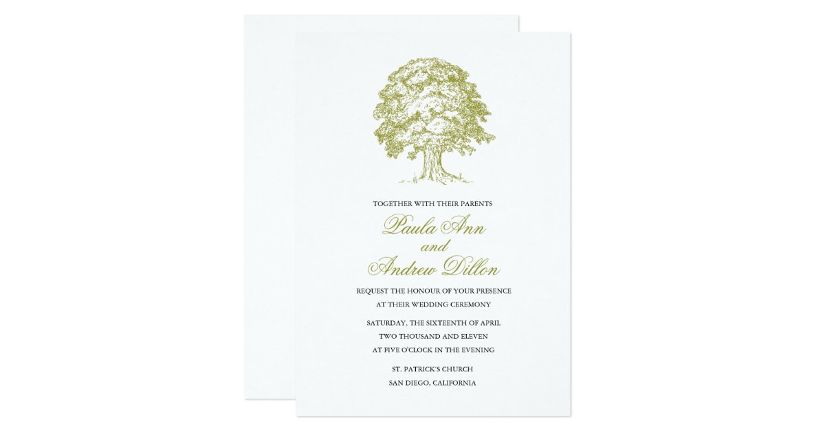 Forest Wedding Invitation | Zazzle