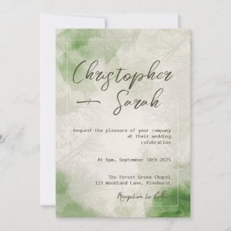 Forest Wedding Invitation