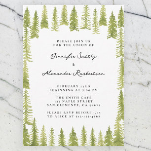 Forest Wedding Invitation