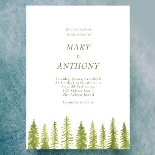 Forest Wedding Invitations
