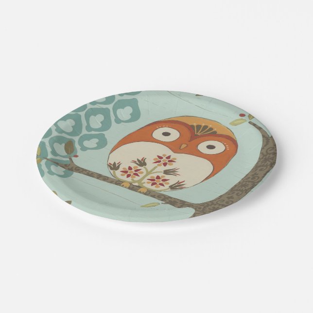 Forest Whimsy I Paper Plates (Angled)