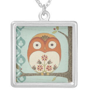 Forest Whimsy I Silver Plated Necklace