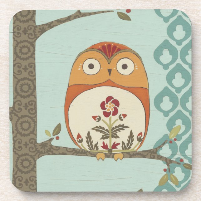 Forest Whimsy II Drink Coaster (Front)