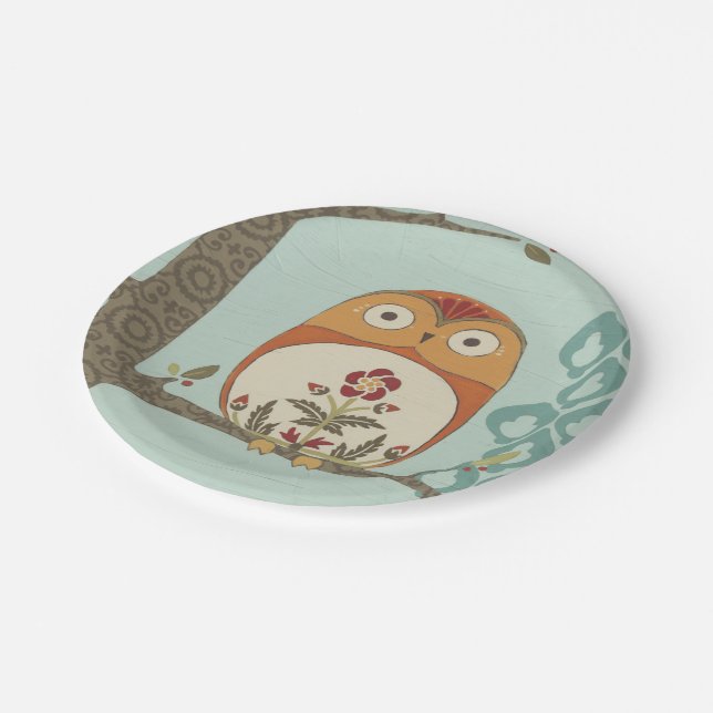 Forest Whimsy II Paper Plates (Angled)
