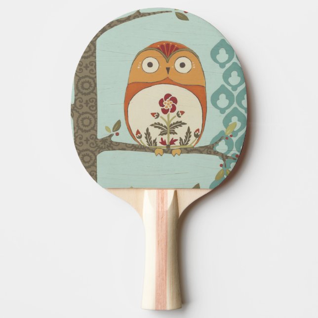 Forest Whimsy II Ping-Pong Paddle (Front)
