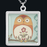 Forest Whimsy II Silver Plated Necklace<br><div class="desc">Animals</div>