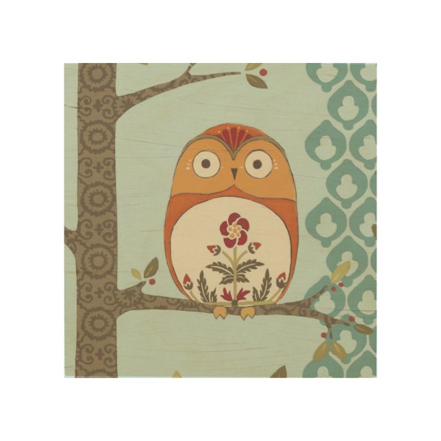 Forest Whimsy II Wood Wall Decor (Front)