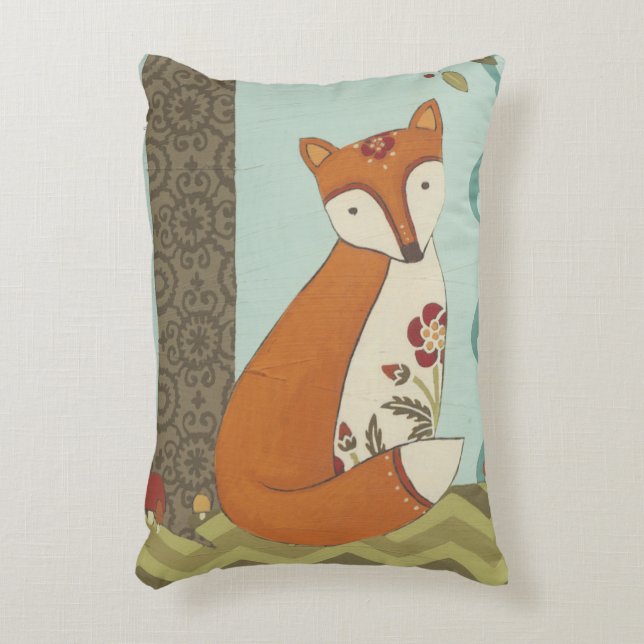 Forest Whimsy III Accent Pillow (Front(Vertical))