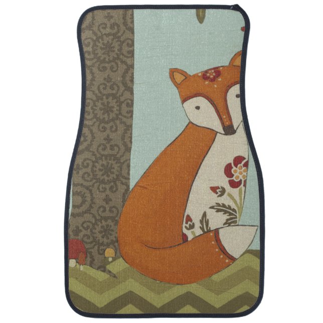 Forest Whimsy III Car Mat (Front)