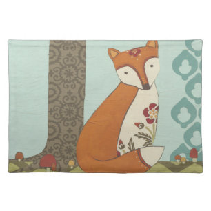Forest Whimsy III Cloth Placemat