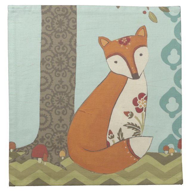 Forest Whimsy III Napkin (Front)