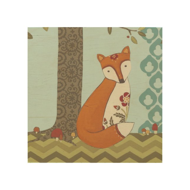 Forest Whimsy III Wood Wall Art (Front)