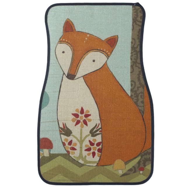 Forest Whimsy IV Car Floor Mat (Front)