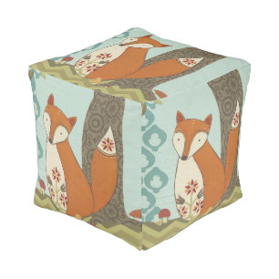 Forest Whimsy IV Pouf