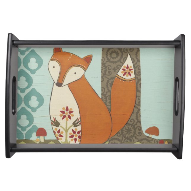 Forest Whimsy IV Serving Tray (Front)
