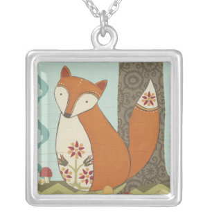 Forest Whimsy IV Silver Plated Necklace