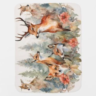Forest Whispers Baby Blanket