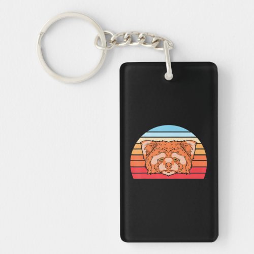 Forest Wildlife Chinese Animal Lover Red Panda Keychain