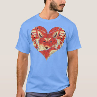 Forest Wildlife Foes Nature Animal Lover Heart Fo T-Shirt