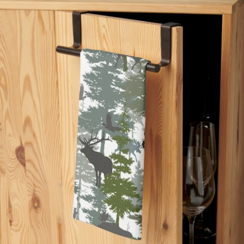 Forest Wildlife Kitchen Towel