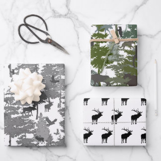 Forest Wildlife Wrapping Paper Sheets