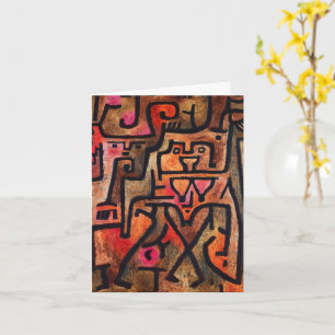  Forest Witch, Paul Klee Abstract Art Card