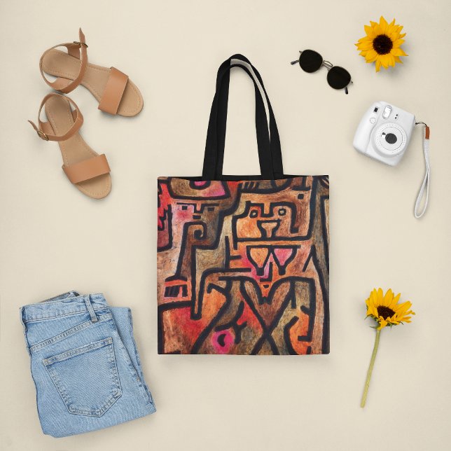  Forest Witch, Paul Klee Abstract Art Tote Bag (Creator Uploaded)