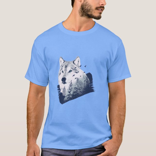 Forest Wolf T-Shirt (Front)