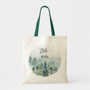 Forest Wonder Bride Wedding Tote Bag