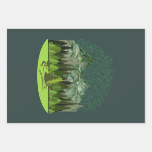 Forest, Wood, Nature Wrapping Paper Sheets