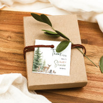 Forest Woodland Animals Baby Shower Thank You Favor Tags