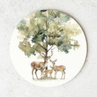 Forest Woodland Animals | Deer Family Baby Shower