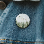 Forest Woodland Animals Mama To Be Button<br><div class="desc">Introducing our forest woodland animals mama-to-be button – perfect for a cute and whimsical celebration! Featuring a modern watercolor forest theme with adorable creatures like a fox, brown bear, bunny, and deer, it's great for a gender-neutral shower. This bohemian design sets a sweet and simple scene with its natural landscape...</div>