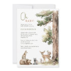 Forest Woodland Animals Oh Baby! Baby Shower