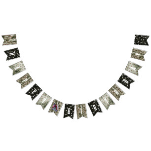 Forest Woodland Photo Birthday Bunting Bunting Flags