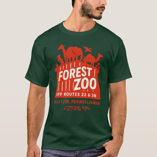 Forest Zoo - Gallitzin, PA T-Shirt (Front)