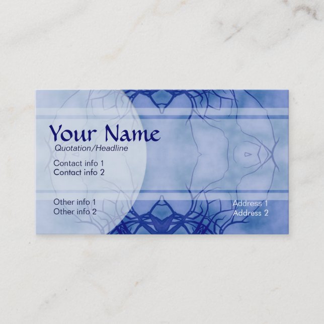 Forestablue Business Card (Front)