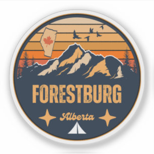 Forestburg, Alberta Sticker