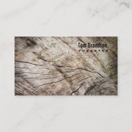 Customizable Forester Business Card